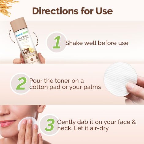 Mamaearth Rice Water Dewy Face Toner With Rice Water & 4% Niacinamide