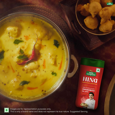 Tata Sampann Hing, Compounded Asafoetida | Bandhani Hing, Strong Flavour & Aroma