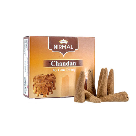 Nirmal Chandan Dry Cone Dhoop | Shubhkart
