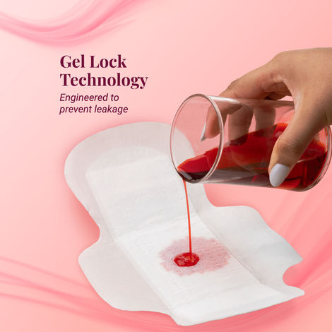 Niine Naturally Soft Ultra Thin XL+ Sanitary Pad | 320 mm and Wider Back | with Biodegradable Bags | 50 Pads