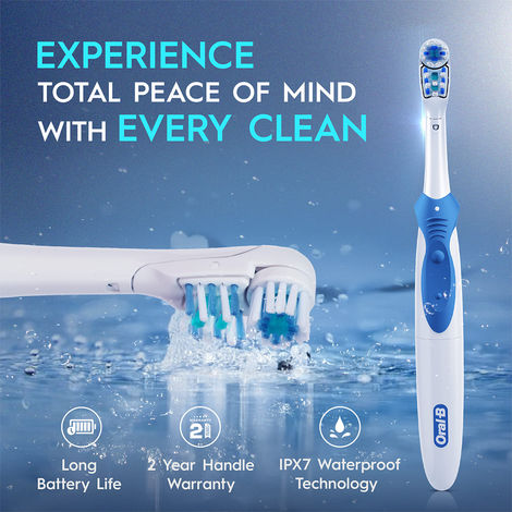 Oral-B Cross Action Battery Powered Electric Toothbrush
