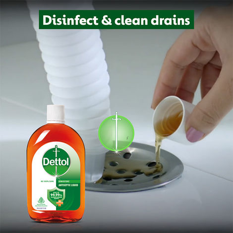 Dettol Antiseptic Liquid for First Aid, Surface Disinfection and Personal Hygiene