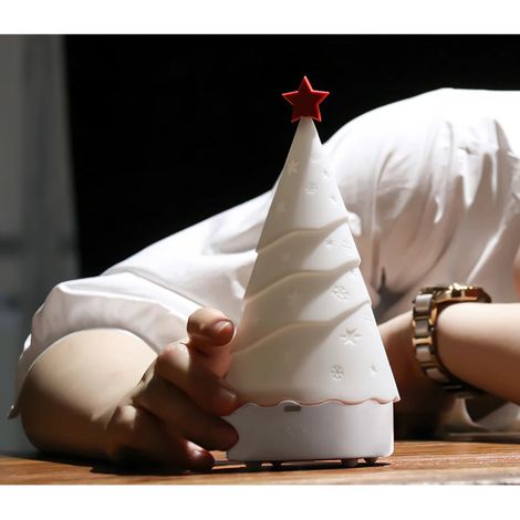 Desidiya Christmas Snow Tree Led Night Light - Cute And Creative Decor Lamp