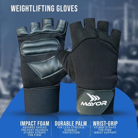 Mayor Sting Gym Gloves With Wrist Support (Free Size)