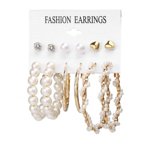 YouBella Jewellery Fashion Gold Plated Ear Rings Combo Of Earrings For Girls And Women