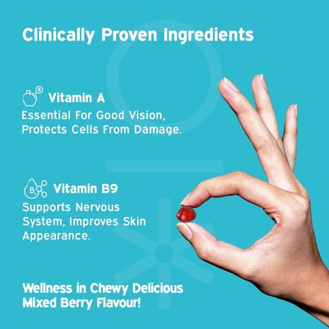 Nutriburst Health & Vitality Gummies With Multivitamins & Biotin