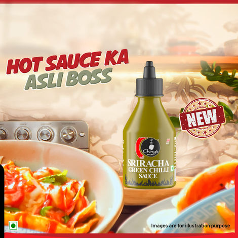 Ching's Secret Sriracha Green Chilli Sauce, Dip, Spread, Cook, Drizzle