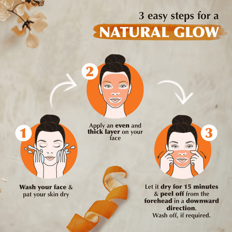 Everyuth Naturals Advanced Orange Peel Off Mask Tube for Natural Glow