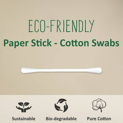 Tulips Paper Stick Cotton Buds Jar