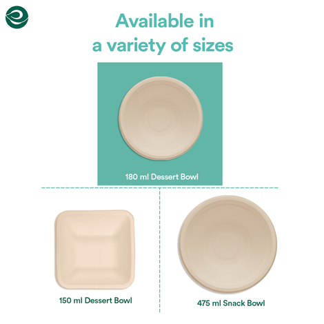 Eco Soul 180 ml Round | 25 Count | Disposable Bowl
