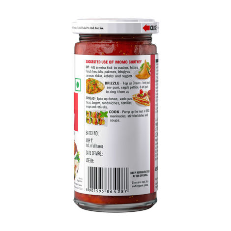 Ching's Momo Chutney, Super Versatile Authentic Street-Style, Tangy, Spicy & Zingy