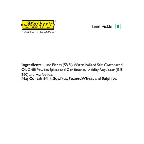 Mother's Recipe Lime Pickle