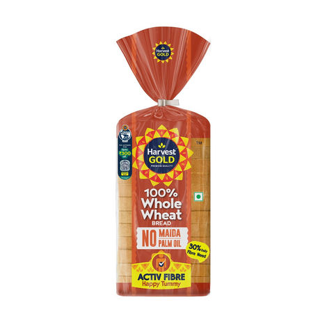 Harvest Gold - 100% Whole Wheat Bread (Zero Maida) Combo