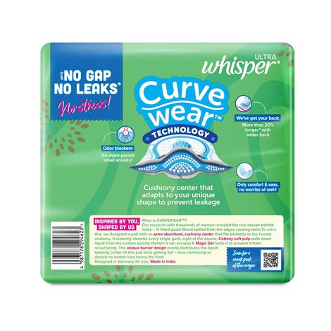 Whisper Ultra Hygiene+Comfort Sanitary Pads | XL | 48 pcs