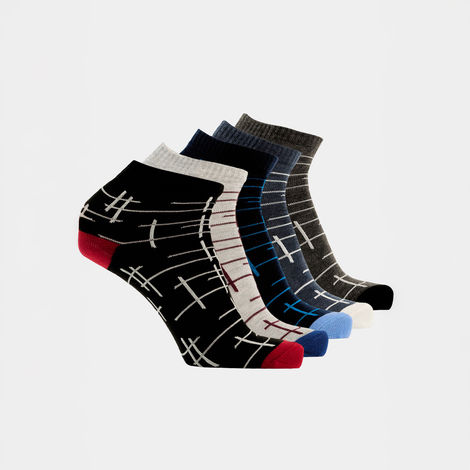 Lux Mozze Men's Solid Cotton Socks | Assorted - Free Size