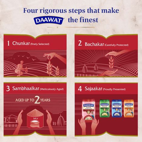 Daawat Super Basmati Rice | Long Grain