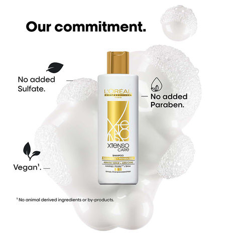 L'Oreal Professionnel Xtenso Care Sulfate-Free Shampoo For Frizz-Free, Shiny & Manageable Hair