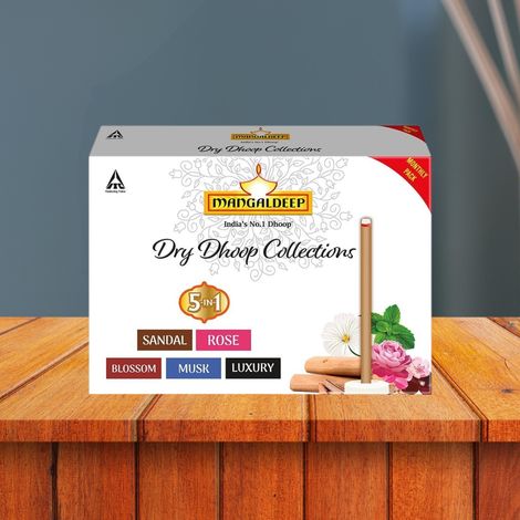 Dry Dhoop Sticks Collections - Bambooless Incense | Mangaldeep