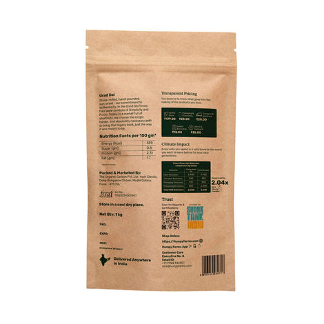 Humpy Farms Organic Urad Dal
