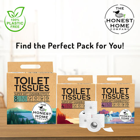 The Honest Home Company Toilet Tissues - Pack of 4