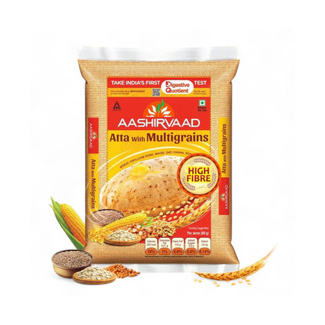 Aashirvaad Multigrain Atta | 3 Rotis Fulfils 35% Daily Fibre