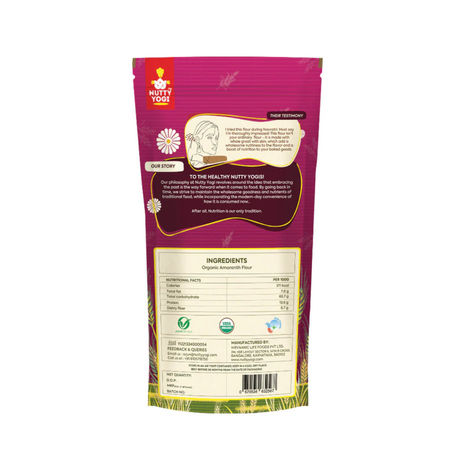 Nutty Yogi Gluten Free Rajgira Flour (Vrat ka Atta)