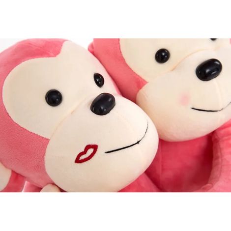 Dearjoy Hugging Monkeys | Pink