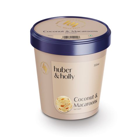Huber & Holly Coconut And Macaroons Ice Cream Tub