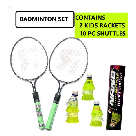 Toyshine 3-in-1 Super Sports Combo - Cricket, Badminton & Football for Ages 3-7