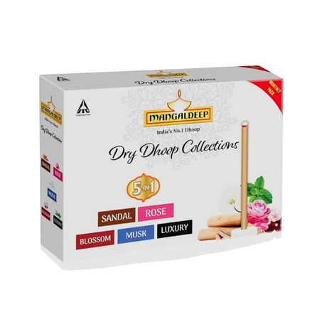 Dry Dhoop Sticks Collections - Bambooless Incense | Mangaldeep