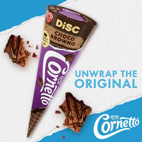 Kwality Wall's Cornetto Choco Brownie Cone