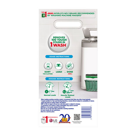 Ariel Matic Top Load Detergent Powder | For Washing Machines
