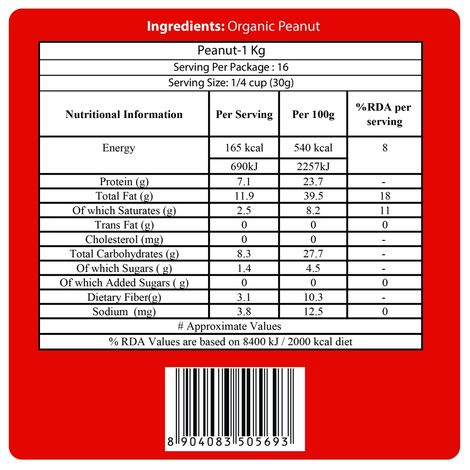 24 Mantra Organic Peanuts