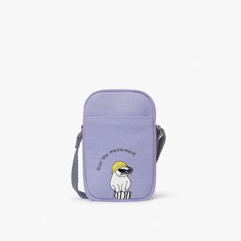 Ecoright Unisex Graphic Cotton 1.5 L Phone Bag | Meowment - One Size