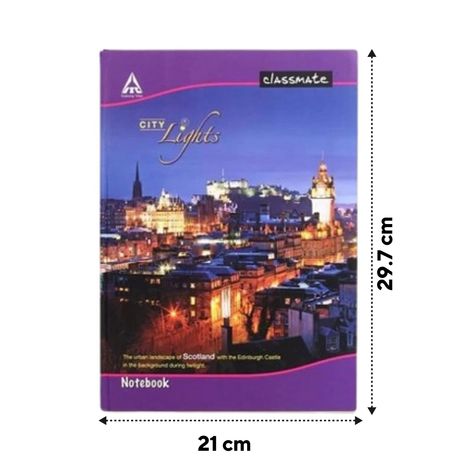 Classmate A4 Ruled Notebook - Assorted Designs