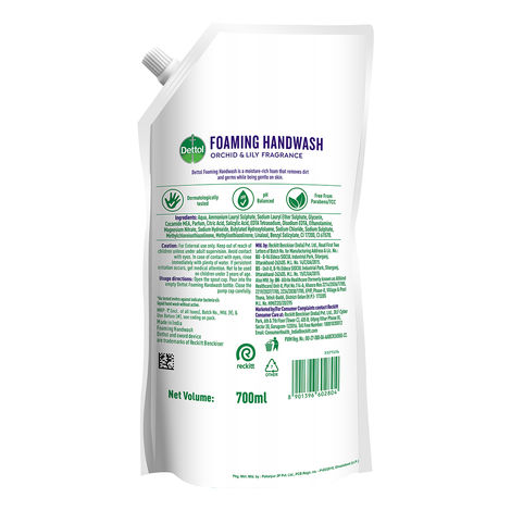 Dettol Orchid and Lily Foaming Handwash