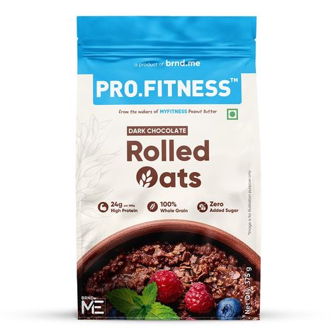 Pro.Fitness 24g High Protein Oats - Dark Chocolate |From makers of MyFitness peanut butter