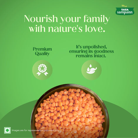 Tata Sampann Unpolished Masoor - Whole