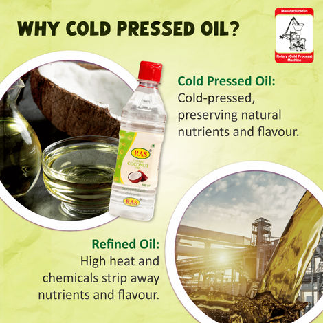 Ras Chekku Coconut Oil Bottle - Cold Pressed Oil