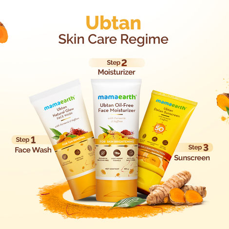 Mamaearth Ubtan Face Wash With Turmeric & Saffron For Tan Removal | Skin Brightening