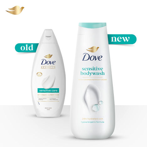 Dove Advanced Sensitive Care Bodywash| with Ceramide- Nutrient Cream|250 ml