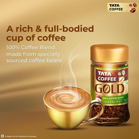 Tata Coffee Gold Hazelnut Instant Coffee