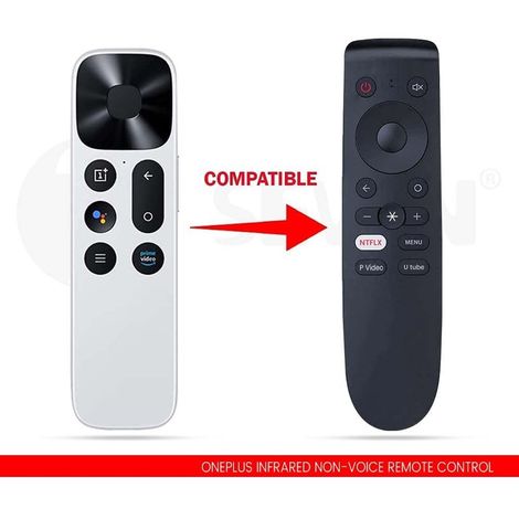 Ailkin Non-Voice Remote for OnePlus Smart TV with Netflix| YouTube| Prime & Google Hot Keys |V1