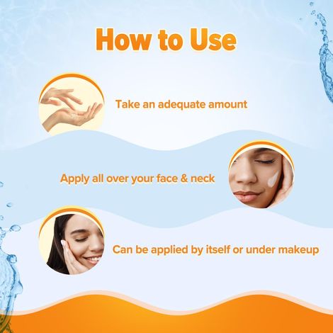 Aqualogica Glow+ Oil Free Moisturizer with Papaya & Vitamin C for Glowing Skin