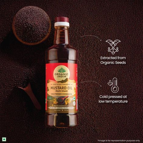 Organic India Mustard (Sarson) Cold Pressed Oil