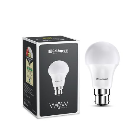 Gold Medal WOW 18W B22 Base LED Bulb For Home & Office | 230 Degree Light Coverage | 4kV Surge Protection | High Voltage Protection | Energy Efficient