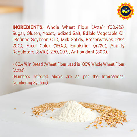 Harvest Gold - 100% Whole Wheat Bread (Zero Maida) Combo
