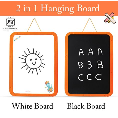 Itoys 2 in 1 Hanging Board Big- Dino (Colour May Vary)