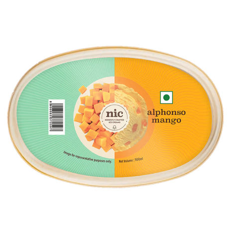 NIC Alphonso Mango Ice Cream Tub