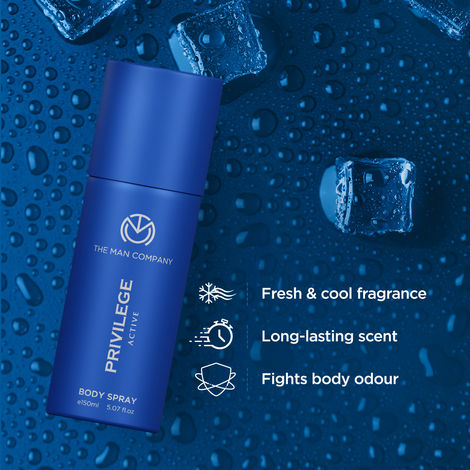 The Man Company Deodorants for Men - Privilege Active & Bold | Premium Fragrance Body Spray